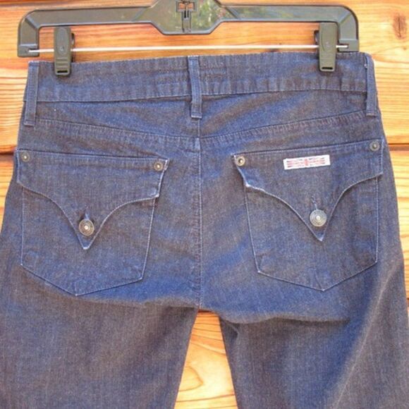 Hudson Dark Denim Low Rise Shorts 25 - Picture 7 of 8